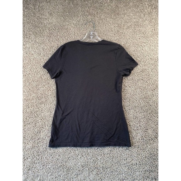 Boston Red Sox Shirt Womens Small Black Red MLB Baseball V Neck Ladies - Picture 5 of 10